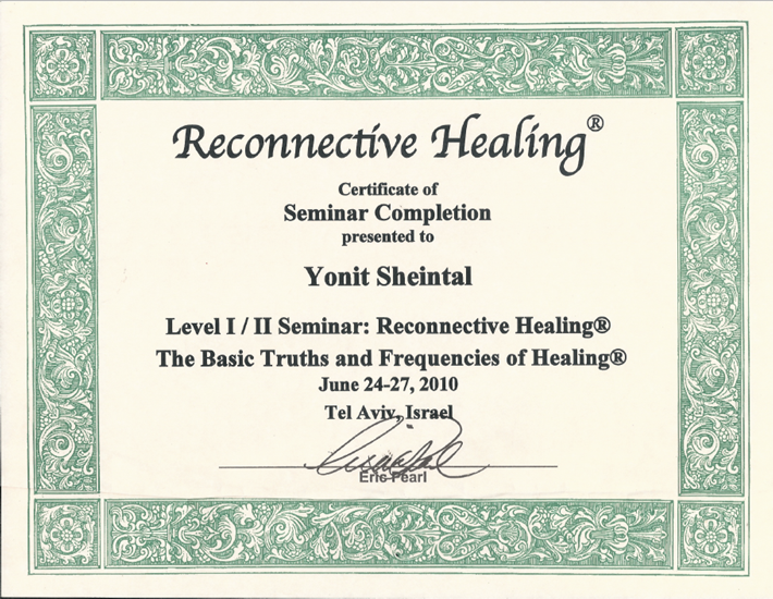 Reconnective Healing 1-2 June 2010